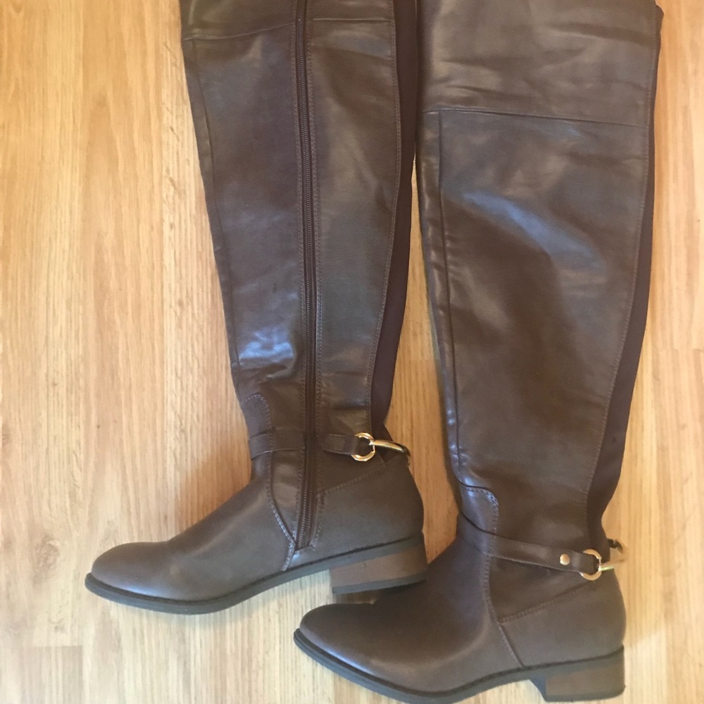 Brown Over the knee Boots